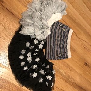 3 tutus/skirts bundle